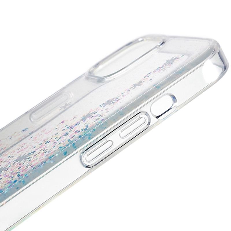 Capa Para iPhone 14 Flocos De Lantejoulas