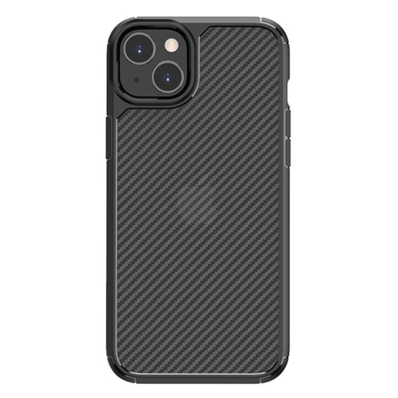 Capa Para iPhone 14 Mocolo Fibra De Carbono