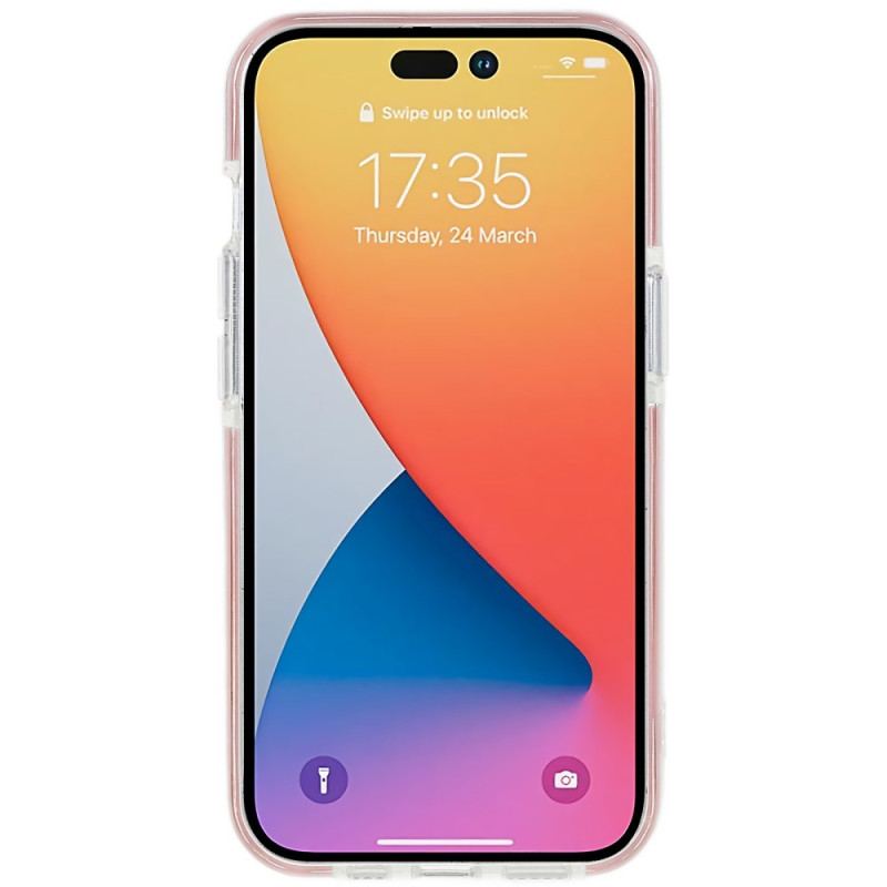 Capa Para iPhone 14 Pulseira De Silicone