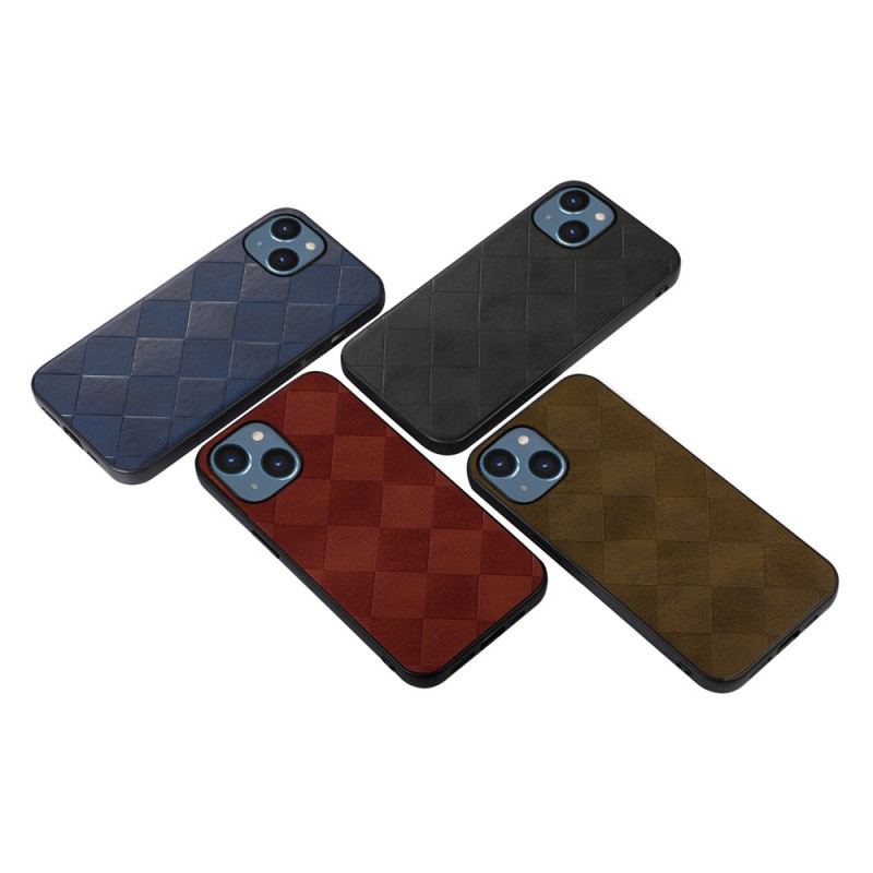 Capa Para iPhone 14 Textura Tecida