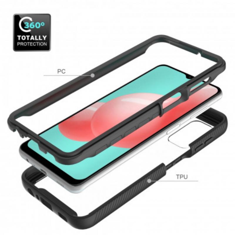 Capa De Celular Para Samsung Galaxy A32 5G Bordas De Silicone De Design Híbrido