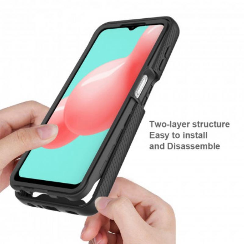 Capa De Celular Para Samsung Galaxy A32 5G Bordas De Silicone De Design Híbrido