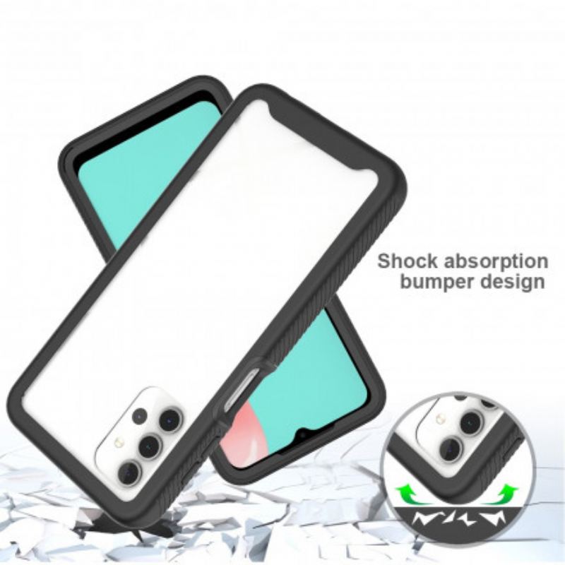 Capa De Celular Para Samsung Galaxy A32 5G Bordas De Silicone De Design Híbrido