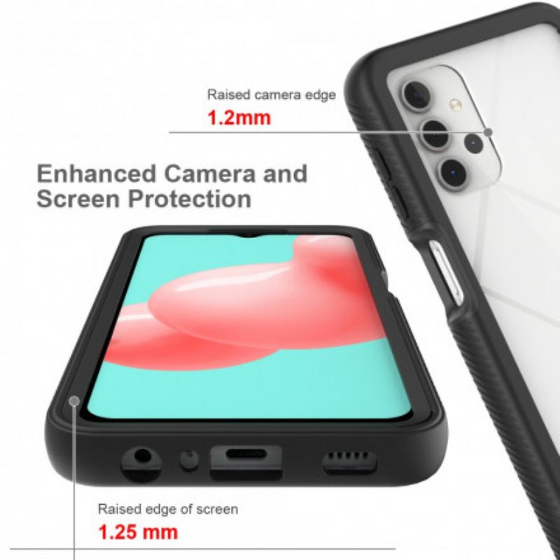 Capa De Celular Para Samsung Galaxy A32 5G Bordas De Silicone De Design Híbrido