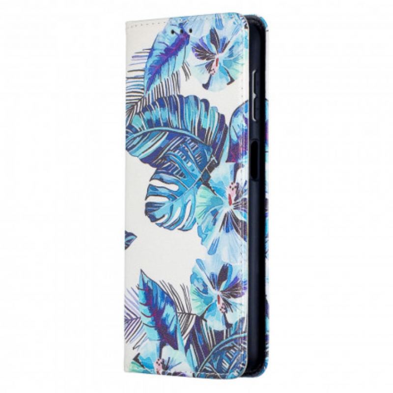 Capa De Celular Para Samsung Galaxy A32 5G Flip Folhas