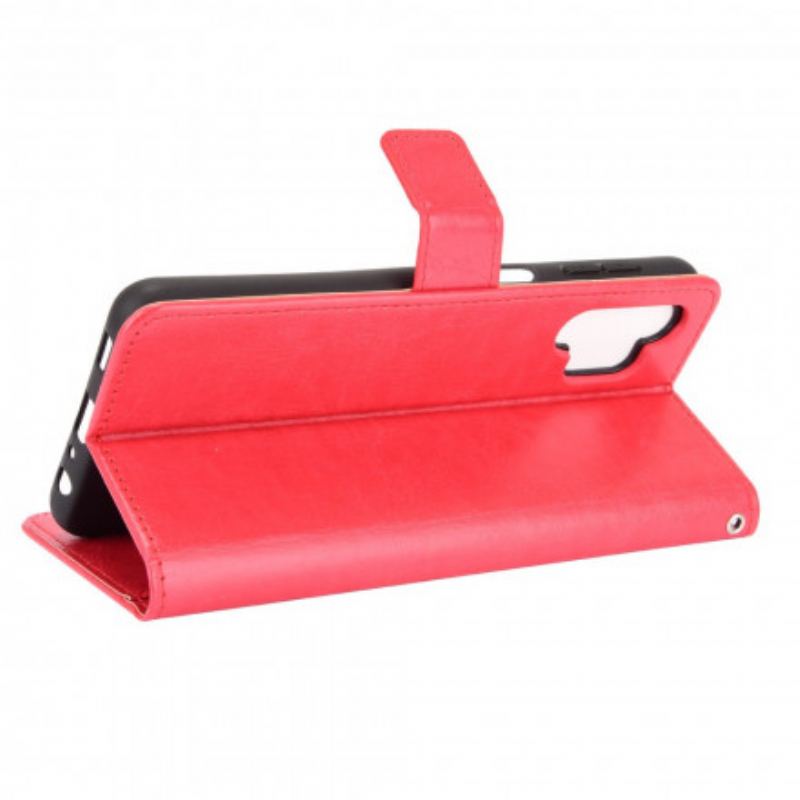 Capa De Couro Para Samsung Galaxy A32 5G Couro Falso Chamativo