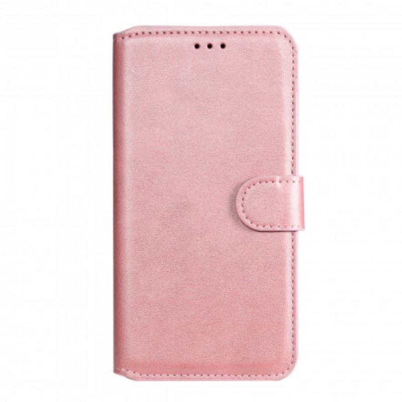 Capa Flip Para Samsung Galaxy A32 5G Estilo Clássico De Couro