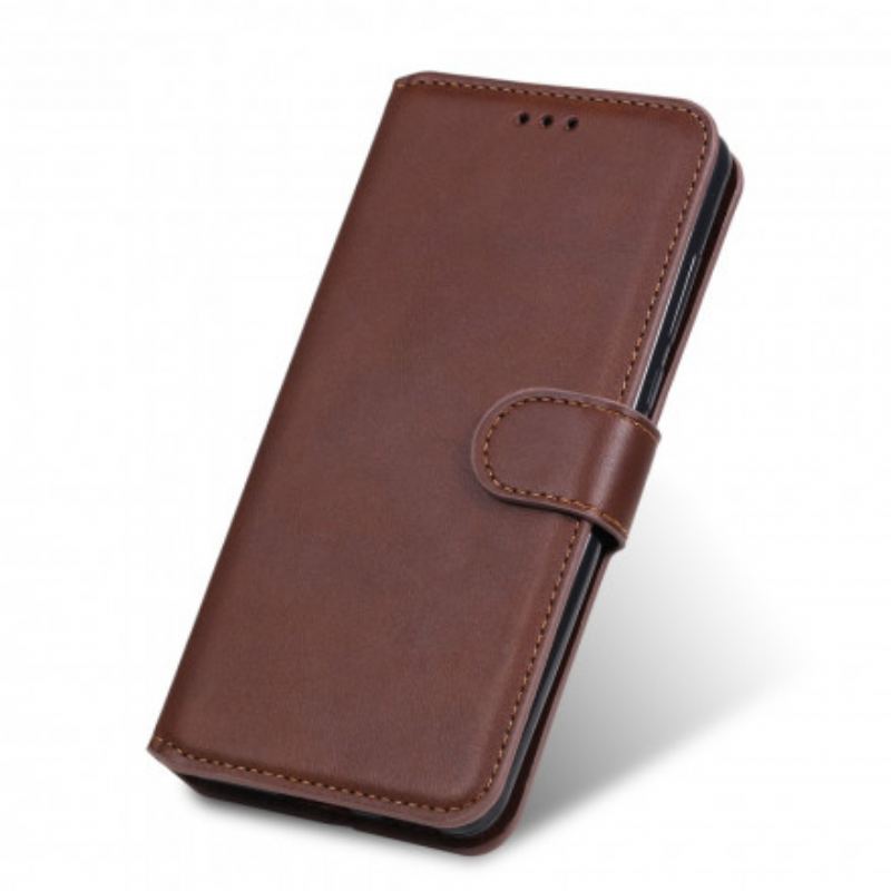 Capa Flip Para Samsung Galaxy A32 5G Estilo Clássico De Couro