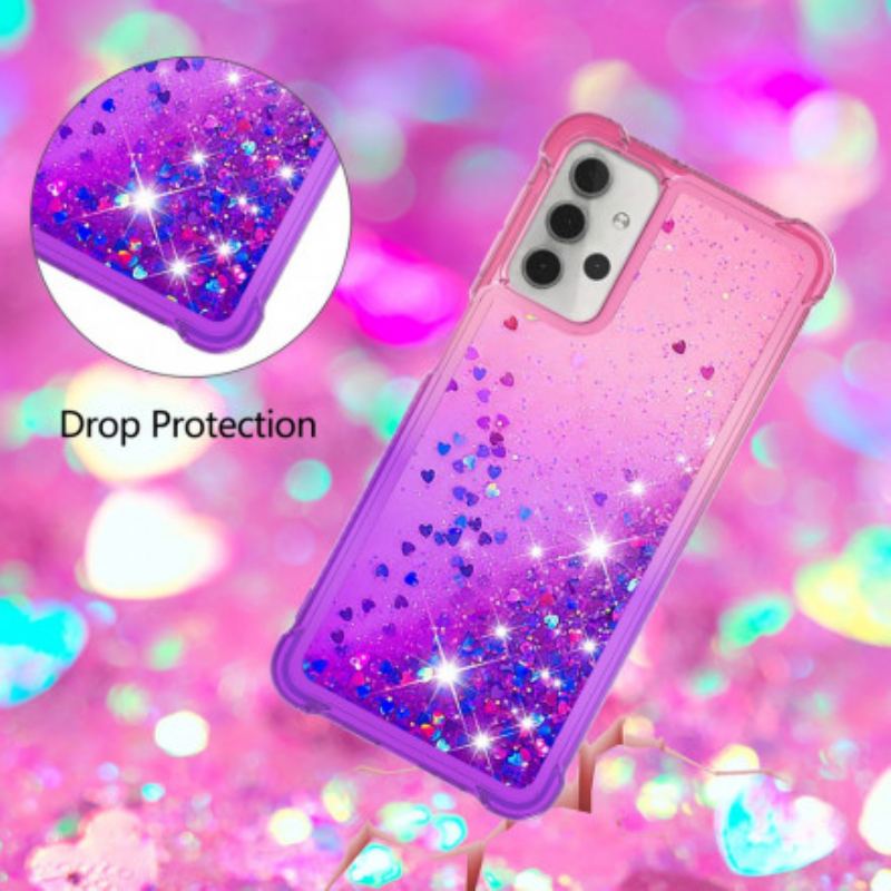 Capa Para Samsung Galaxy A32 5G Cores De Lantejoulas