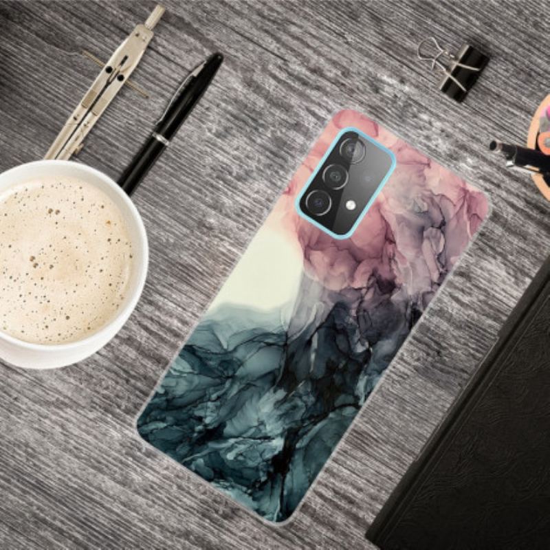 Capa Para Samsung Galaxy A32 5G Mármore Colorido