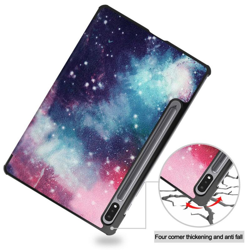 Capa De Celular Para Samsung Galaxy Tab S8 / Tab S7 Suporte Para Caneta Espacial