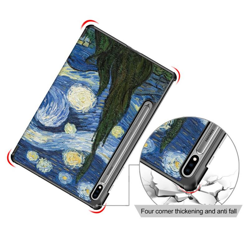 Capa De Celular Para Samsung Galaxy Tab S8 / Tab S7 Van Gogh Aprimorado