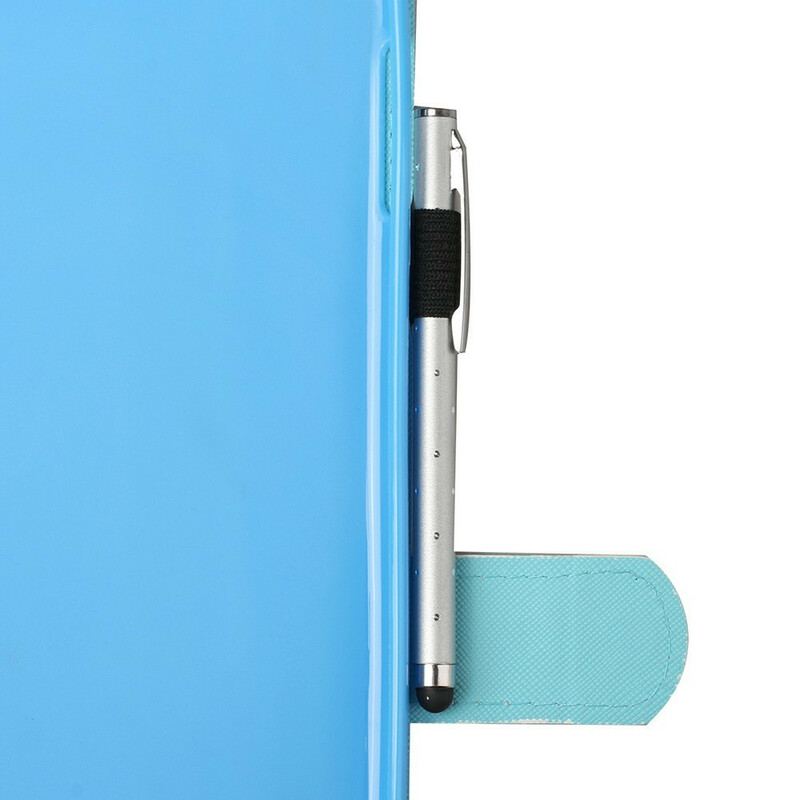 Capa De Couro Para Samsung Galaxy Tab S8 / Tab S7 Bebê Tigre
