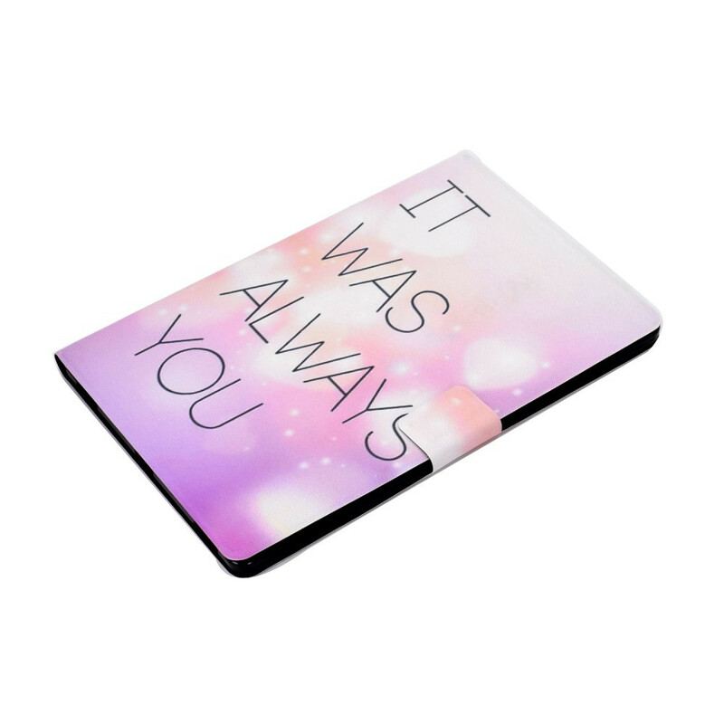 Capa Em Pele Para Samsung Galaxy Tab S8 / Tab S7 Sempre Foi Você