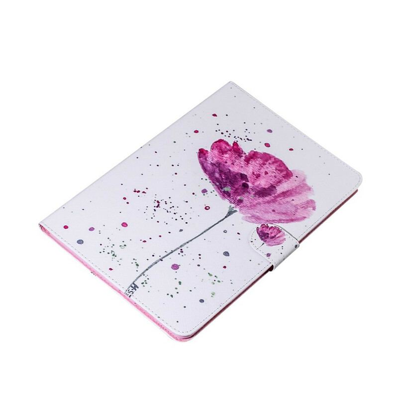 Capa Capa Flip Para Samsung Galaxy Tab S8 / Tab S7 Papoula