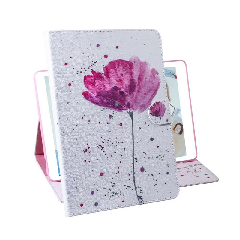 Capa Capa Flip Para Samsung Galaxy Tab S8 / Tab S7 Papoula