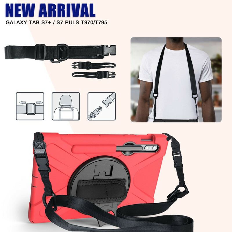 Capa Para Samsung Galaxy Tab S8 / Tab S7 Multifuncional