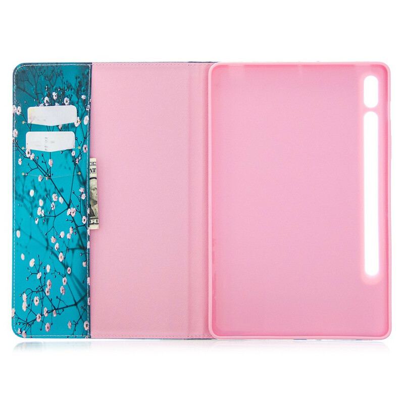 Capa Para Samsung Galaxy Tab S8 / Tab S7 Ramos Na Primavera