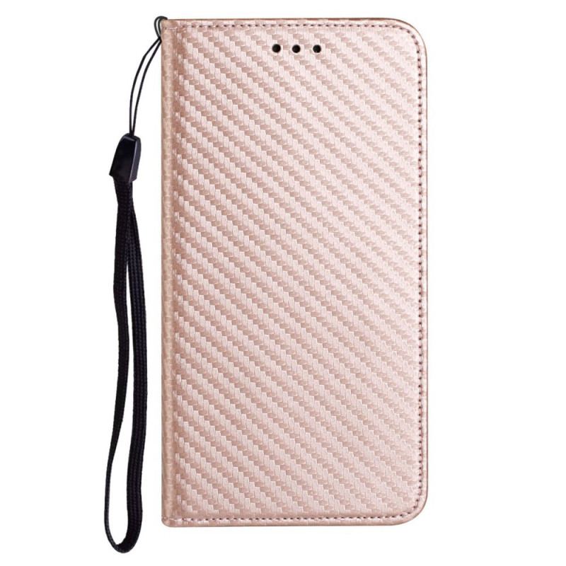 Capa De Celular Para Samsung Galaxy M12 / A12 De Cordão Flip Correia De Fibra De Carbono