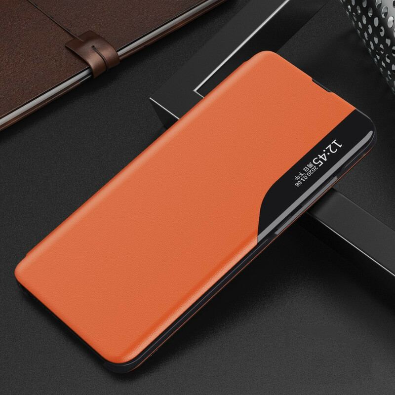 Capa De Celular Para Samsung Galaxy M12 / A12 Couro Sintético Texturizado