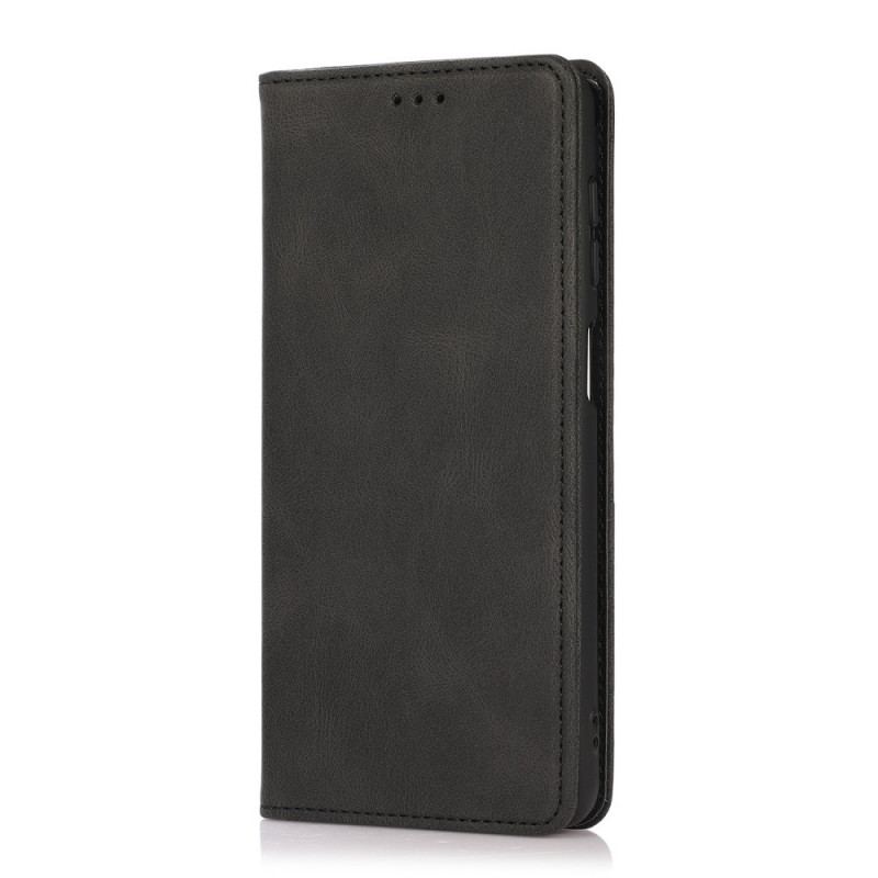 Capa De Celular Para Samsung Galaxy M12 / A12 Flip Efeito Couro Toque Sedoso