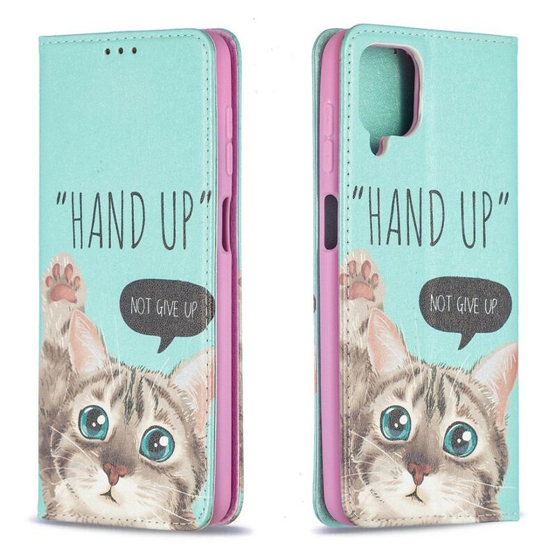 Capa De Celular Para Samsung Galaxy M12 / A12 Flip Hand-up