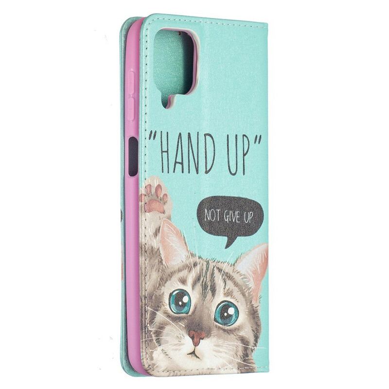 Capa De Celular Para Samsung Galaxy M12 / A12 Flip Hand-up