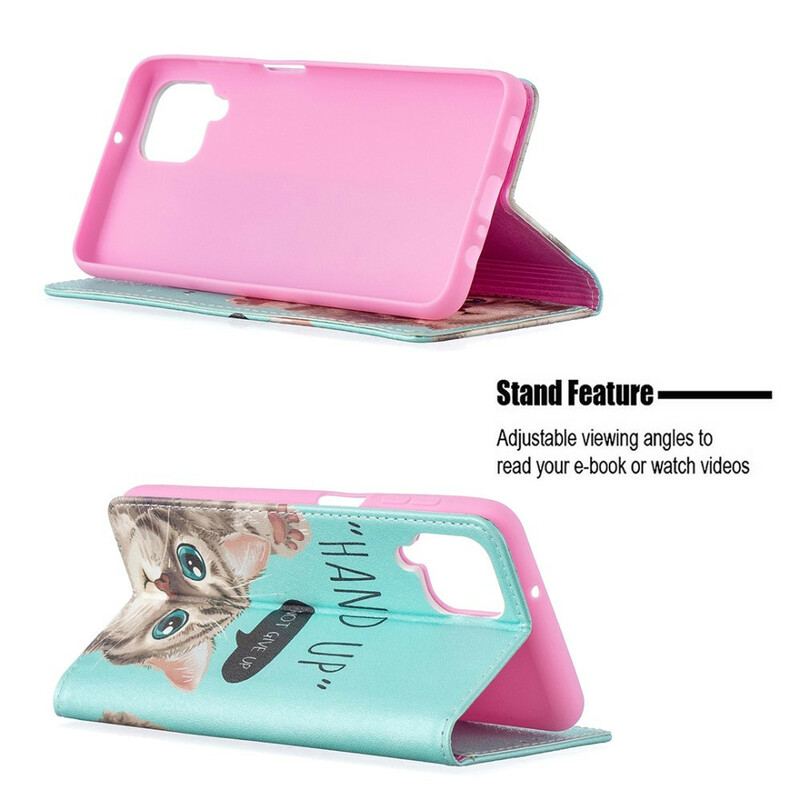 Capa De Celular Para Samsung Galaxy M12 / A12 Flip Hand-up