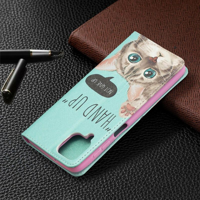 Capa De Celular Para Samsung Galaxy M12 / A12 Flip Hand-up