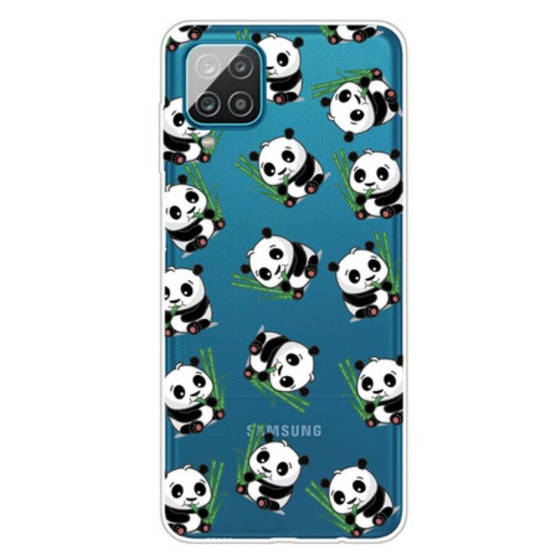 Capa De Celular Para Samsung Galaxy M12 / A12 Pequenos Pandas