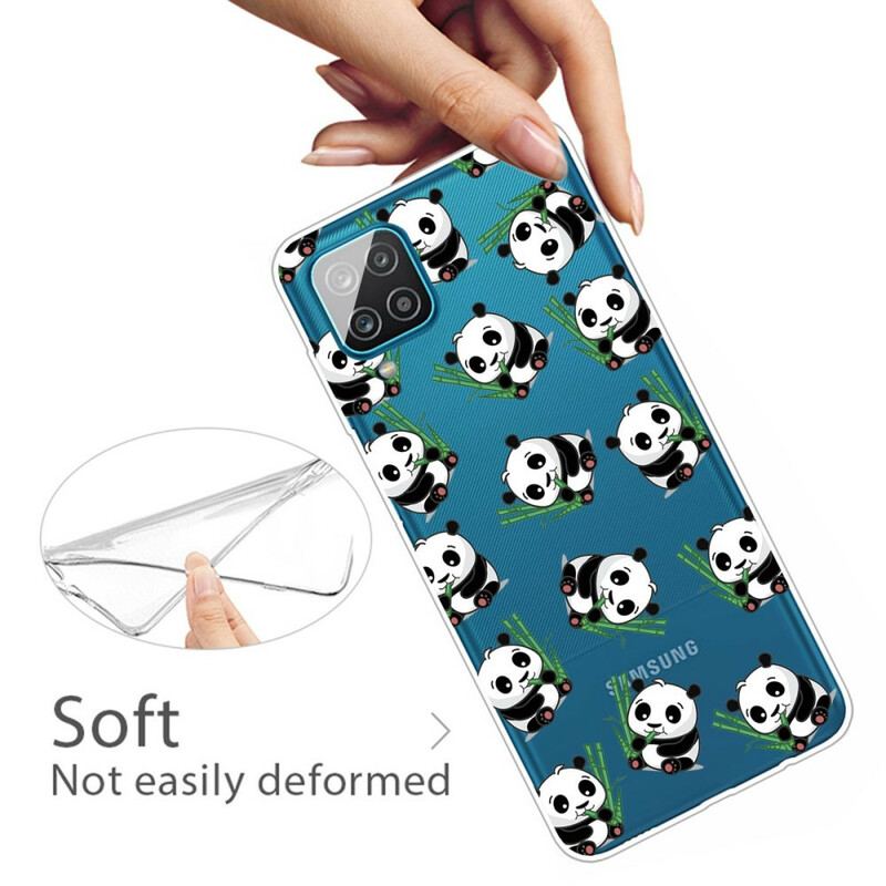 Capa De Celular Para Samsung Galaxy M12 / A12 Pequenos Pandas