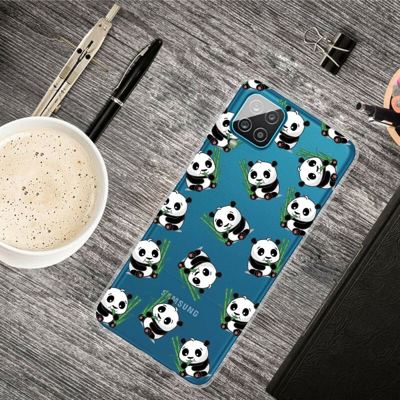 Capa De Celular Para Samsung Galaxy M12 / A12 Pequenos Pandas