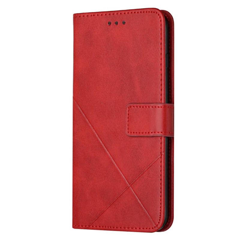 Capa Flip Para Samsung Galaxy M12 / A12 Estilo X Design Geo Couro