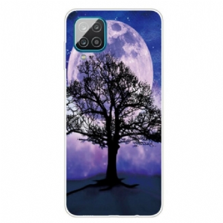 Capa Para Samsung Galaxy M12 / A12 Árvore E Lua