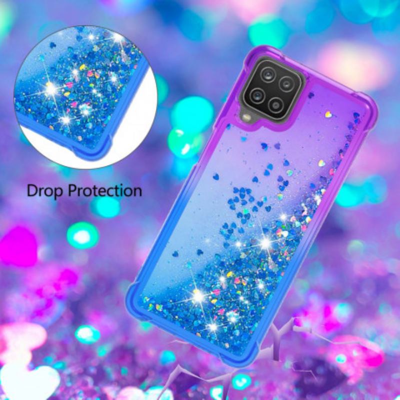 Capa Para Samsung Galaxy M12 / A12 Cores De Lantejoulas