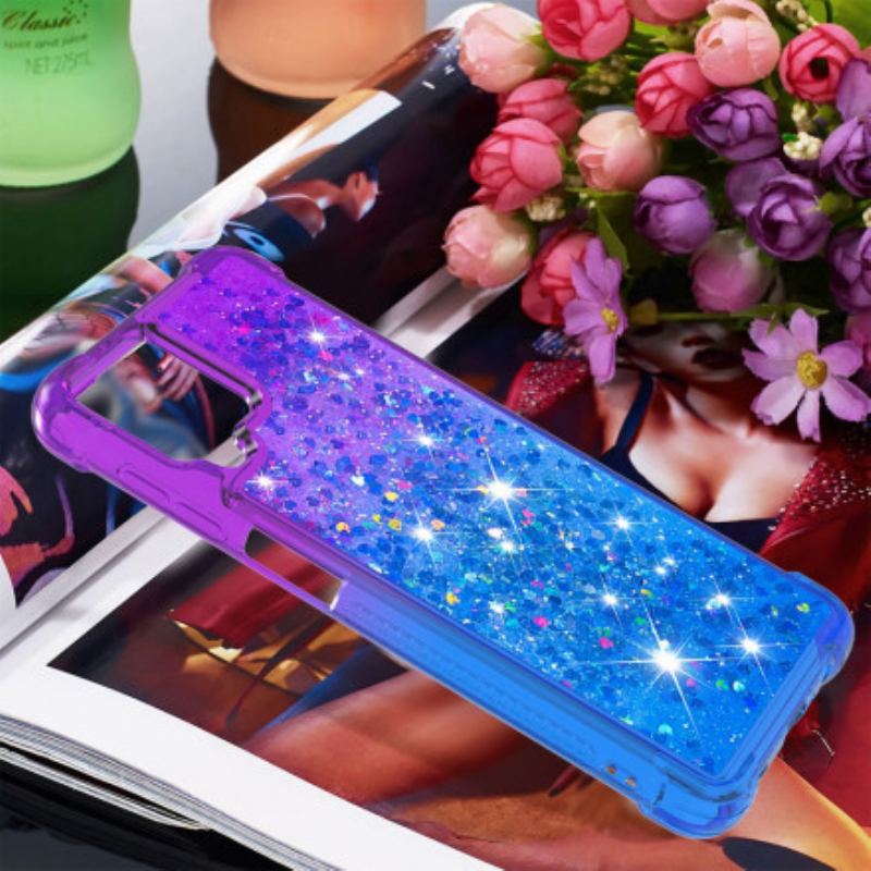 Capa Para Samsung Galaxy M12 / A12 Cores De Lantejoulas