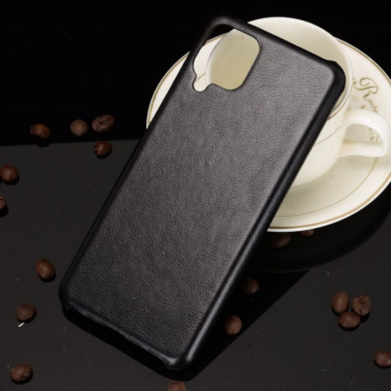 Capa Para Samsung Galaxy M12 / A12 Efeito Couro Lichia