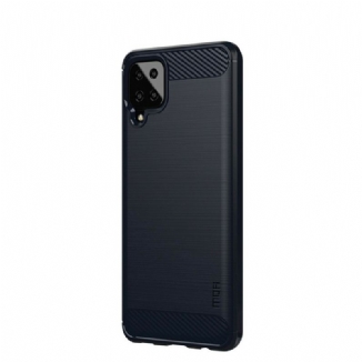 Capa Para Samsung Galaxy M12 / A12 Fibra De Carbono Escovada Mofi
