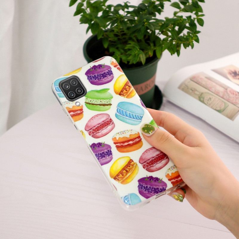 Capa Para Samsung Galaxy M12 / A12 Macaroons Fluorescentes