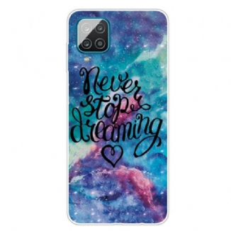 Capa Para Samsung Galaxy M12 / A12 Nunca Pare De Sonhar