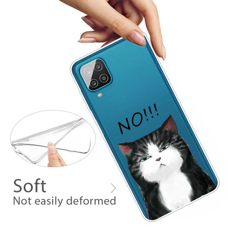 Capa Para Samsung Galaxy M12 / A12 O Gato Que Diz Não