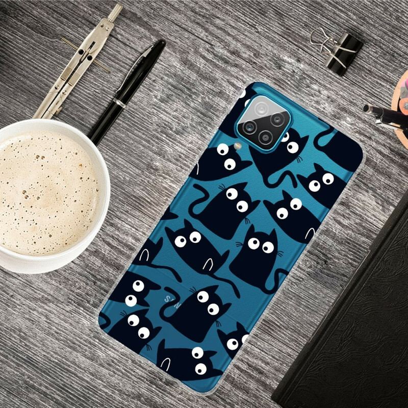 Capa Para Samsung Galaxy M12 / A12 Ratos Pretos