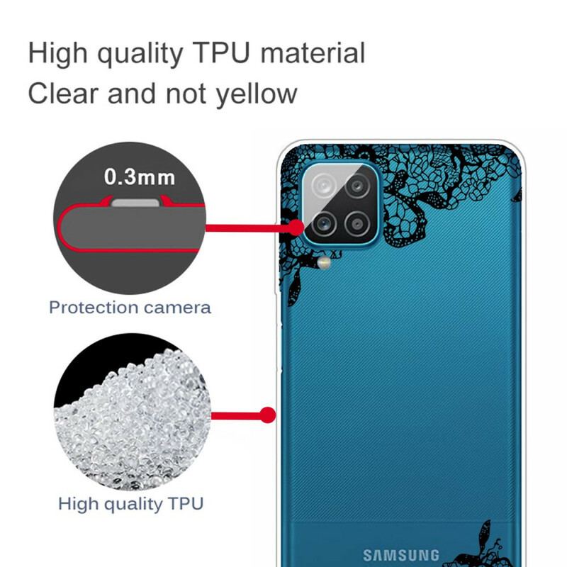 Capa Para Samsung Galaxy M12 / A12 Renda Fina