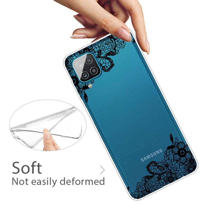 Capa Para Samsung Galaxy M12 / A12 Renda Fina