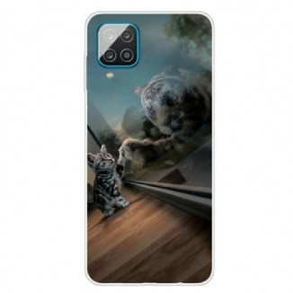 Capa Para Samsung Galaxy M12 / A12 Sonho De Gatinho
