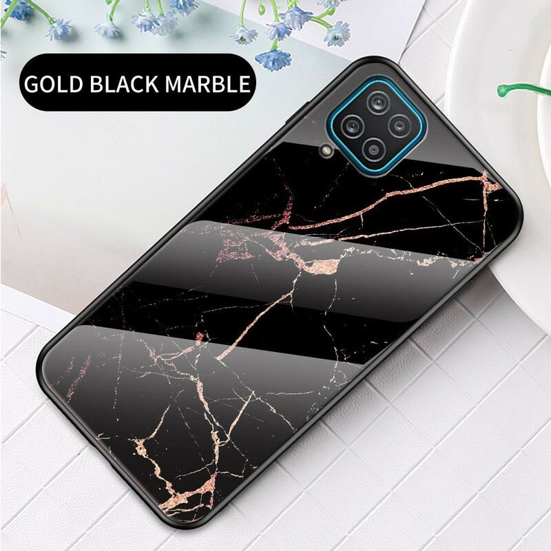 Capa Para Samsung Galaxy M12 / A12 Vidro Temperado De Cor Premium