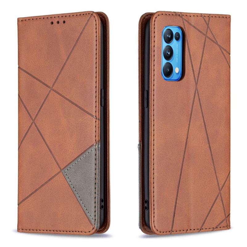 Capa De Celular Para Oppo Find X3 Lite Flip Estilo Do Artista
