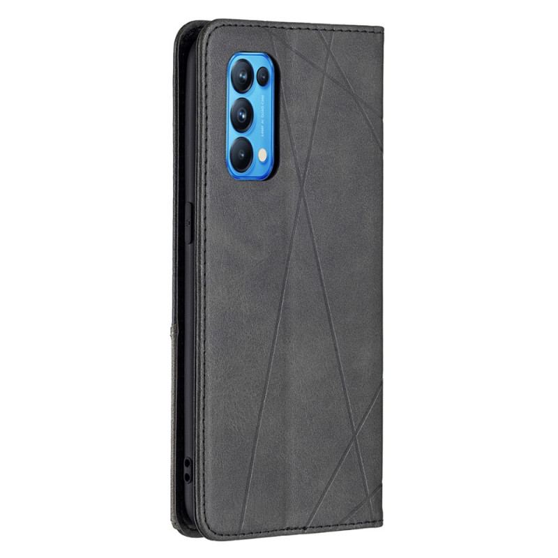 Capa De Celular Para Oppo Find X3 Lite Flip Estilo Do Artista