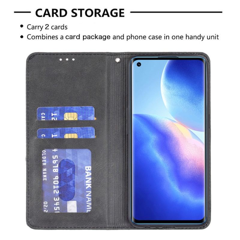 Capa De Celular Para Oppo Find X3 Lite Flip Estilo Do Artista