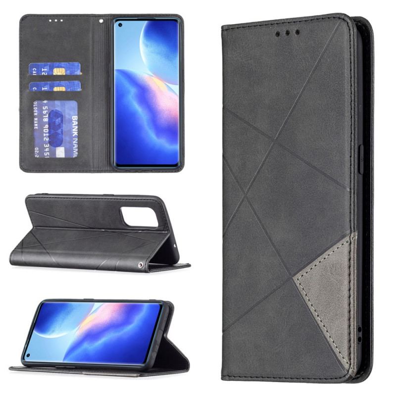 Capa De Celular Para Oppo Find X3 Lite Flip Estilo Do Artista